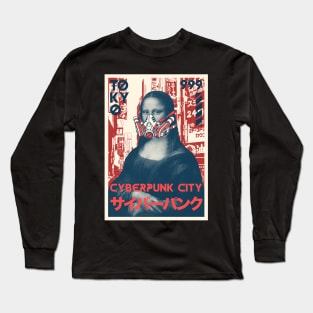 Monalisa CYBERPUNK 20XX Long Sleeve T-Shirt